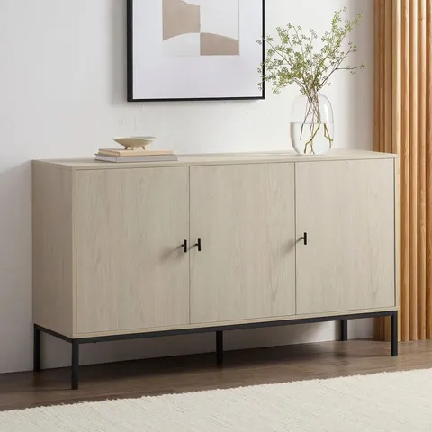 BOXED DUSK WILLOW LARGE SIDEBOARD - LIGHT WOOD (1 BOX)