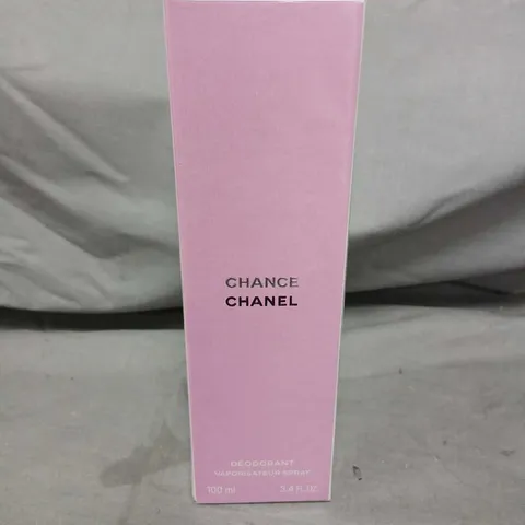 BOXED AND SEALED CHANCE CHANEL DEODORANT 100ML