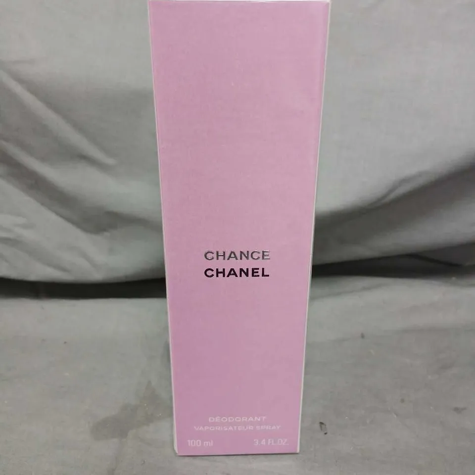 BOXED AND SEALED CHANCE CHANEL DEODORANT 100ML