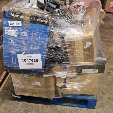 PALLET OF APPROXIMATELY 18 UNPROCESSED RAW RETURN HOUSEHOLD AND ELECTRICAL GOODS TO INCLUDE;