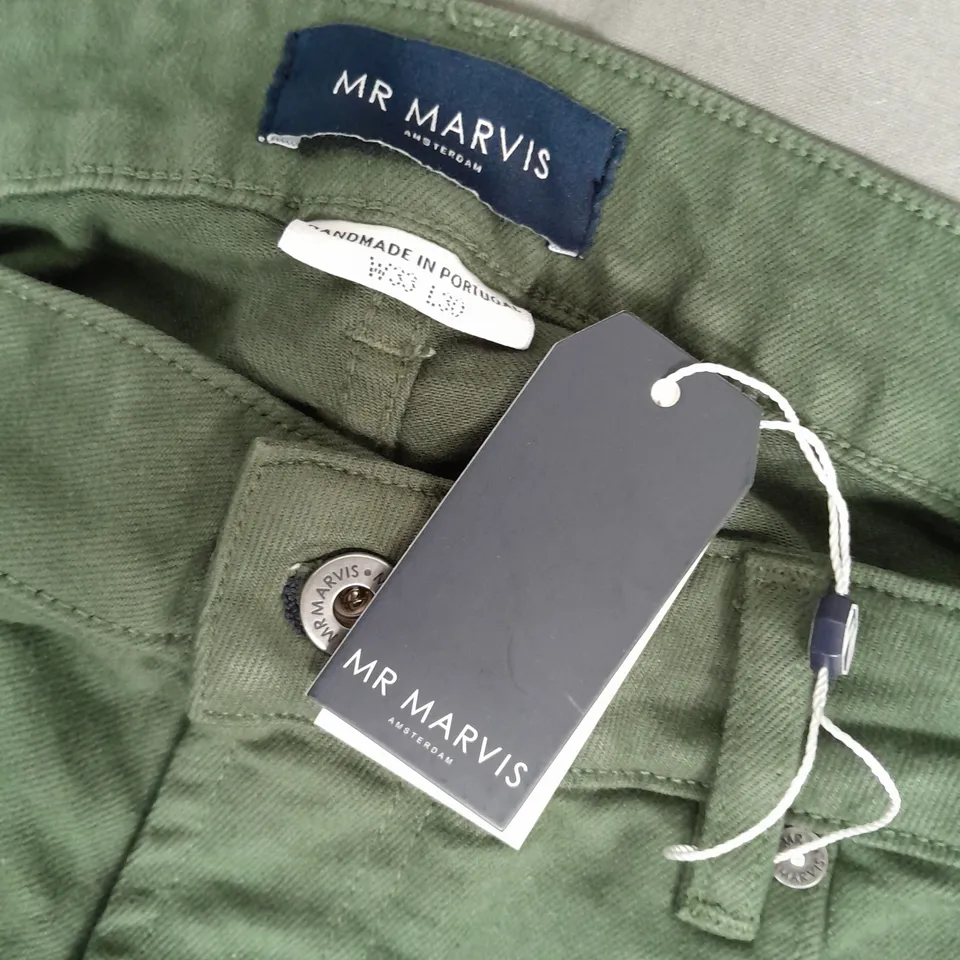 MR MARVIS THE FIVE POCKETS JEANS IN FAIRWAYS GREEN - W33 L30