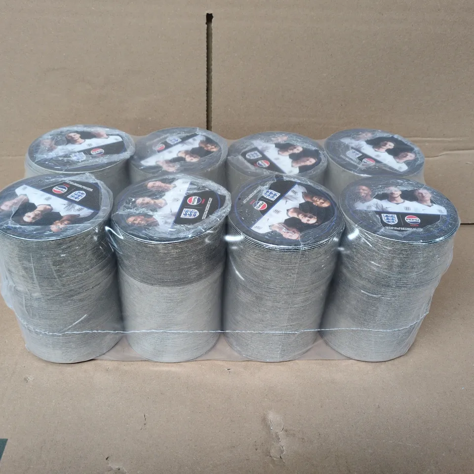 APPROXIMATELY 800 ENGLAND X PEPSI MAX BEER MATS