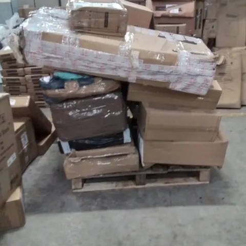 PALLET CONTAINING NEO PRODUCTS AND OTHER ASSORTED HOUSEHOLD GOODS TO INCLUDE;SUITCASE,HEATED BLANKET,STORAGE BOX