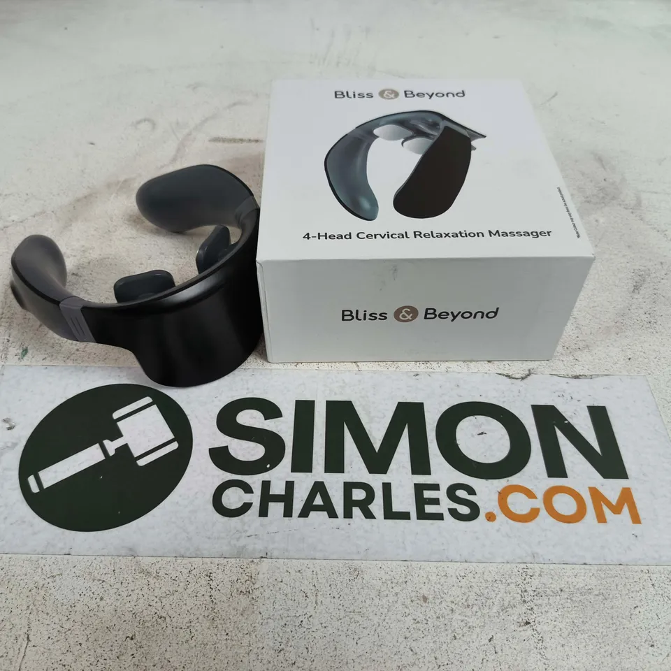 BLISS & BEYOND 4-HEAD CERVICAL RELAXATION MASSAGER