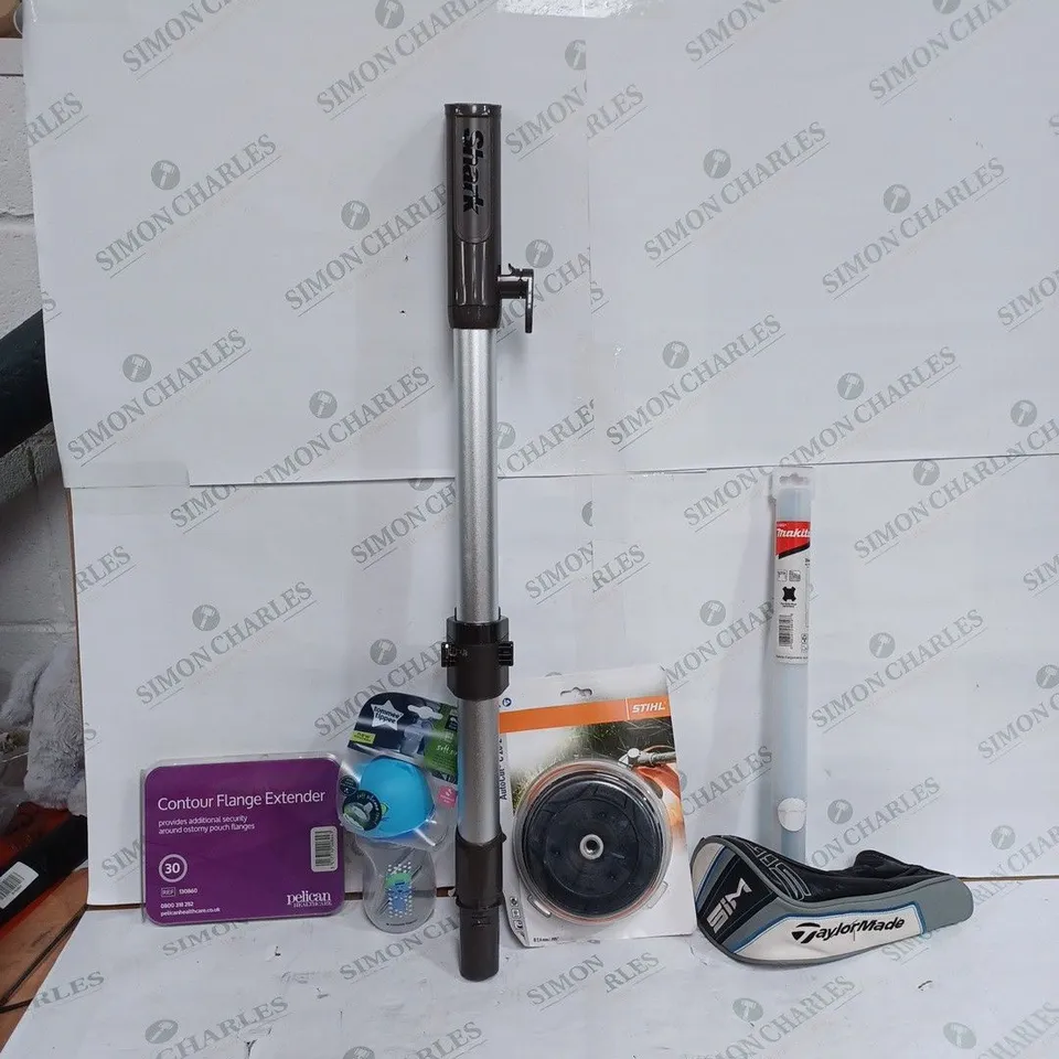 BOX OF APPROX 25 ASSORTED ITEMS TO INCLUDE - TOMMEE TIPPEE SOFT SIPPE CUP - STIHL AUTO CUT C26-2 - MAKITA D-19021 ECT
