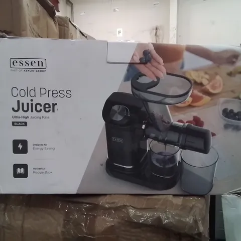 BOXED ESSEN COLD PRESS JUICER 