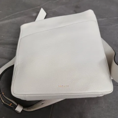 RADLEY WHITE PEBBLED LEATHER CROSSBODY BAG