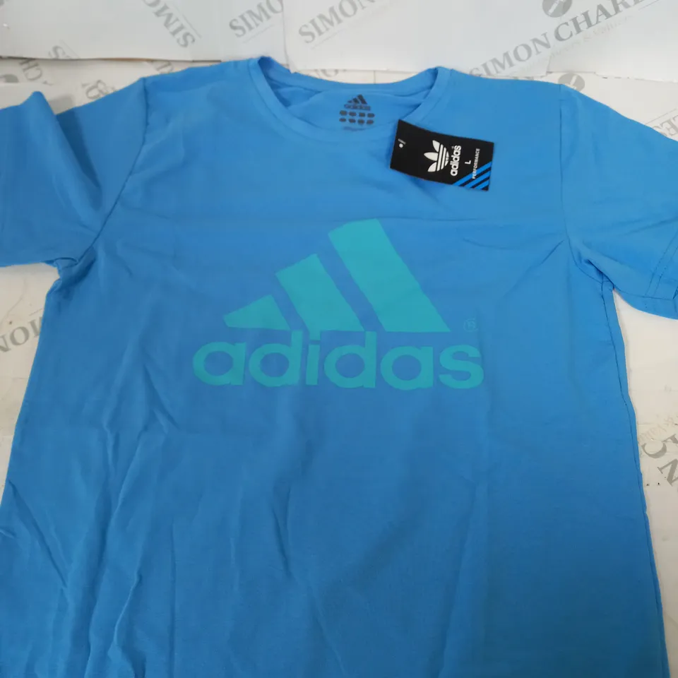 ADIDAS LOGO GRAPHIC T-SHIRT SIZE L