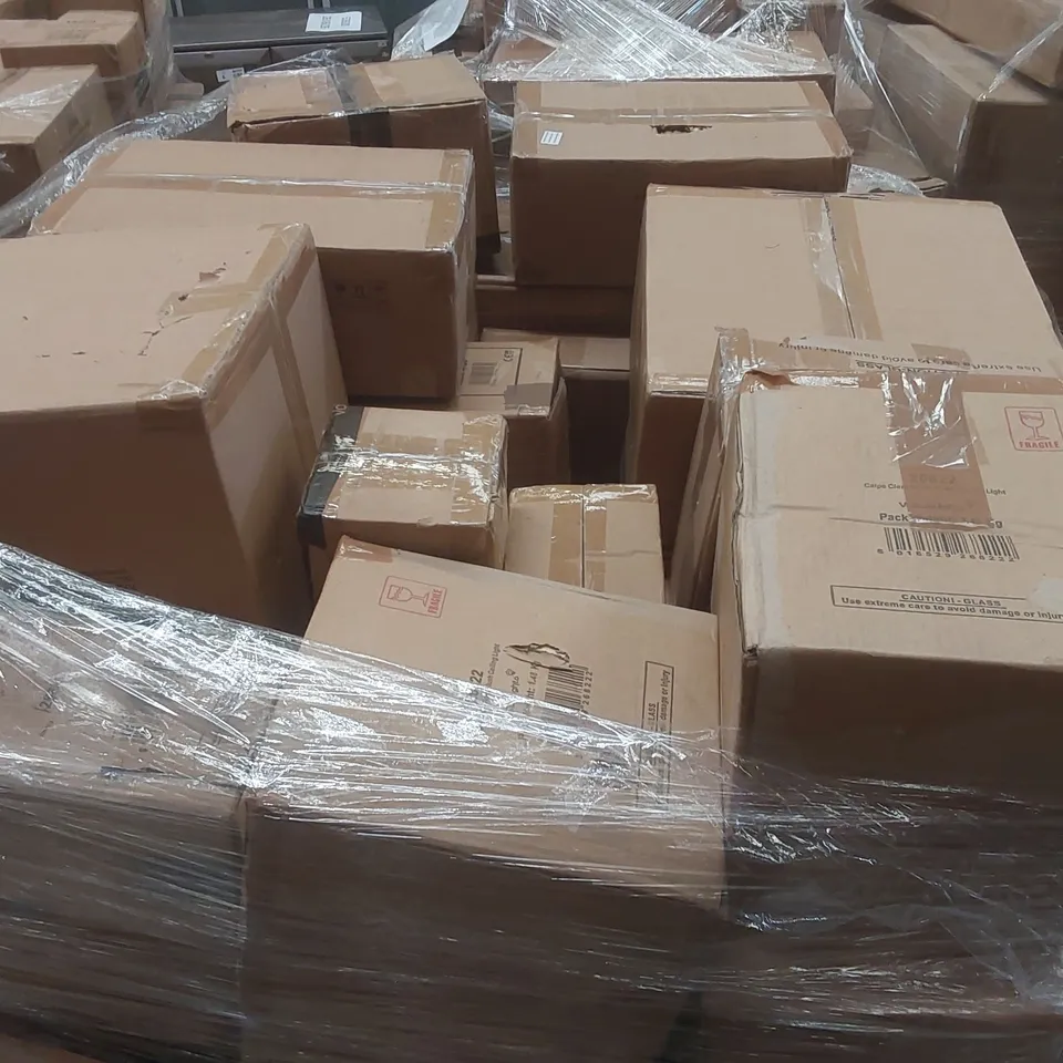 PALLET CONTAINING A VERY LARGE QUANTITY OF ASSORTED LIGHTING PRODUCTS