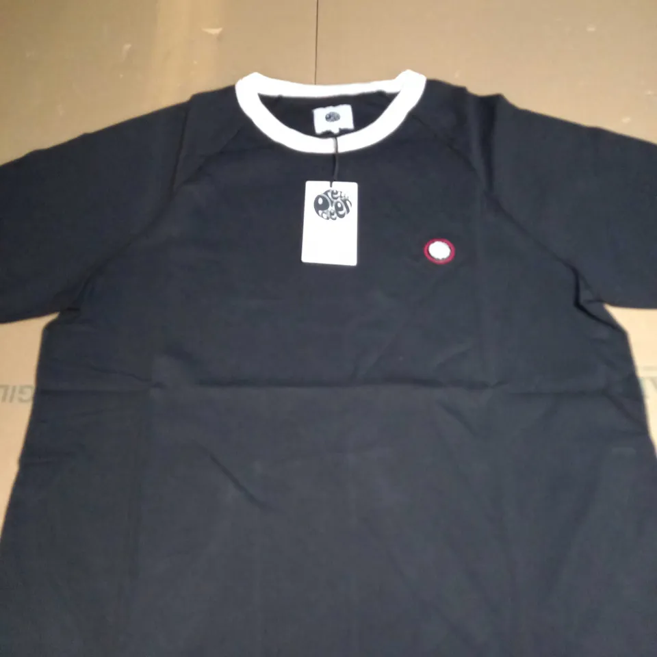 PRETTY GREEN TILBY RINGER T-SHIRT SIZE M