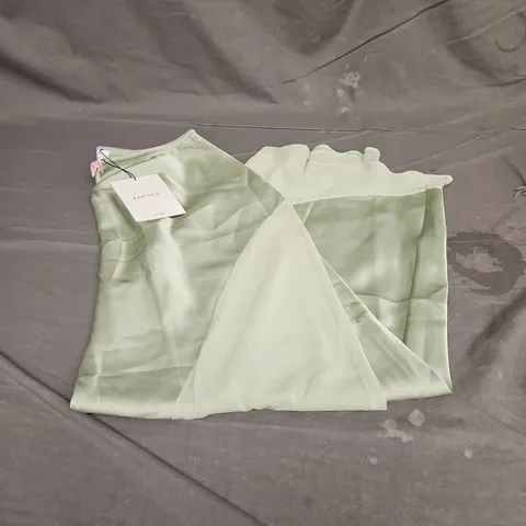 LOUNGE ELYSSIA MAXI SKIRT IN GREEN SIZE 10