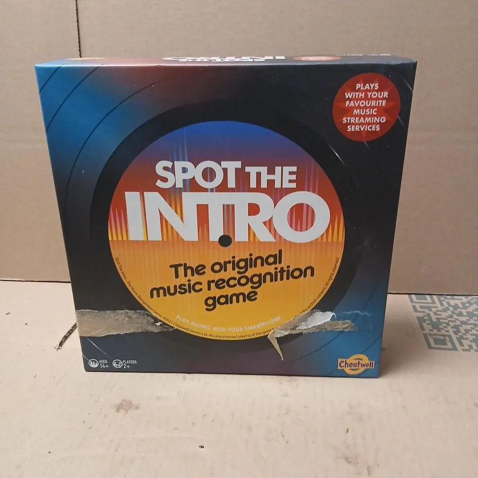 CHEATWELL SPOT THE INTRO - THE ORIGINAL MUSIC RECOGNITION GAME (BOXED)