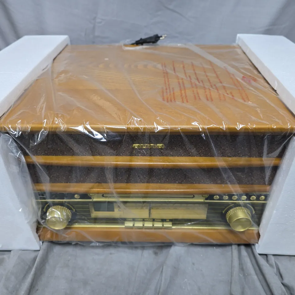 AUNA RETRO BLUETOOTH VINYL TURNTABLE 