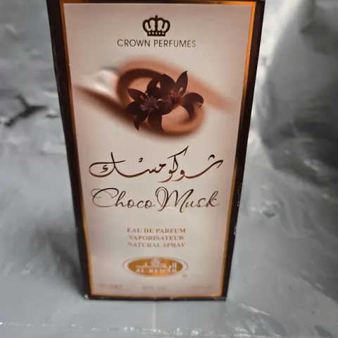 BOXED CROWN PERFUMES CHOCO MUSK EAU DE PARFUM 50ML