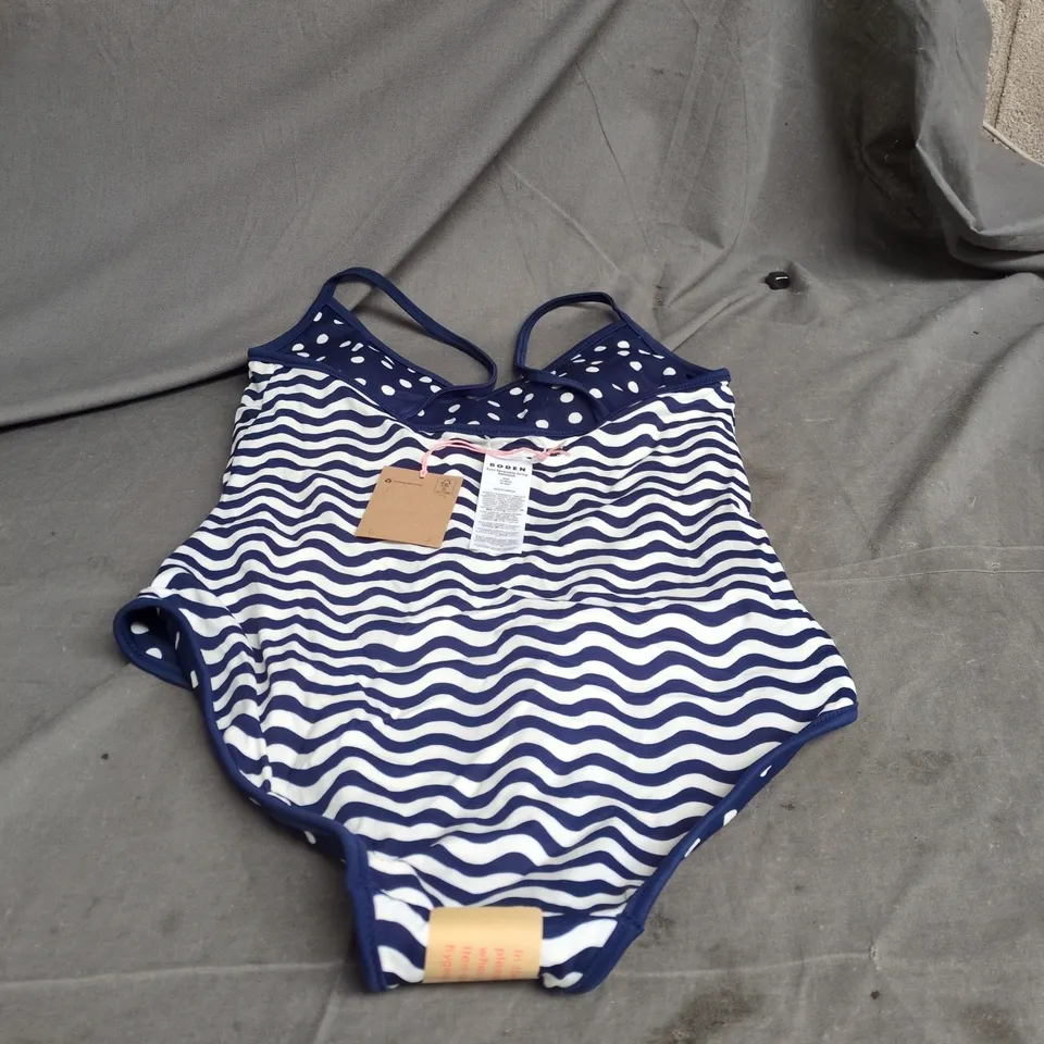 BODEN REVERSIBLE SYMI STRING SWIMSUIT UK 12 R WITH TAGS