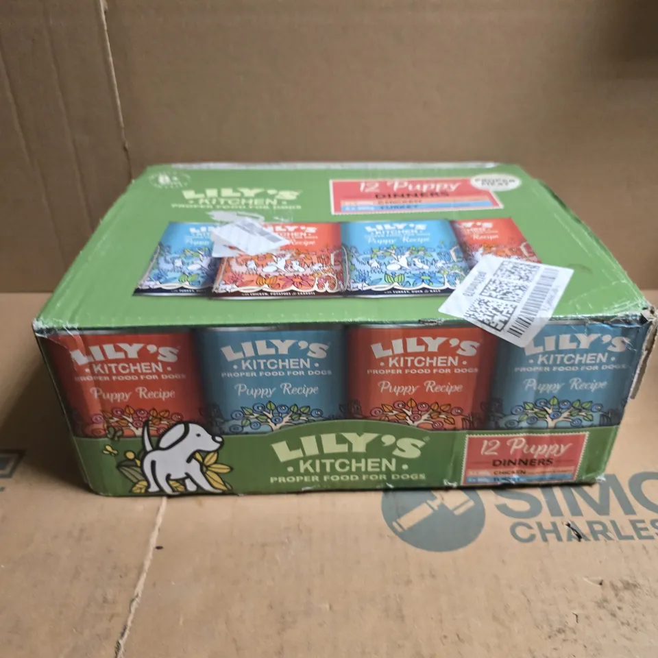 BOXED LILY'S KITCHEN DOG PUPPY MULTIPACK (12 PACK)