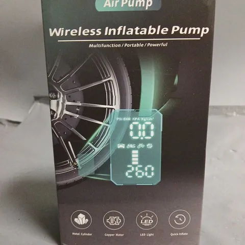 BOXED WIRELESS INFLATABLE AIR PUMP