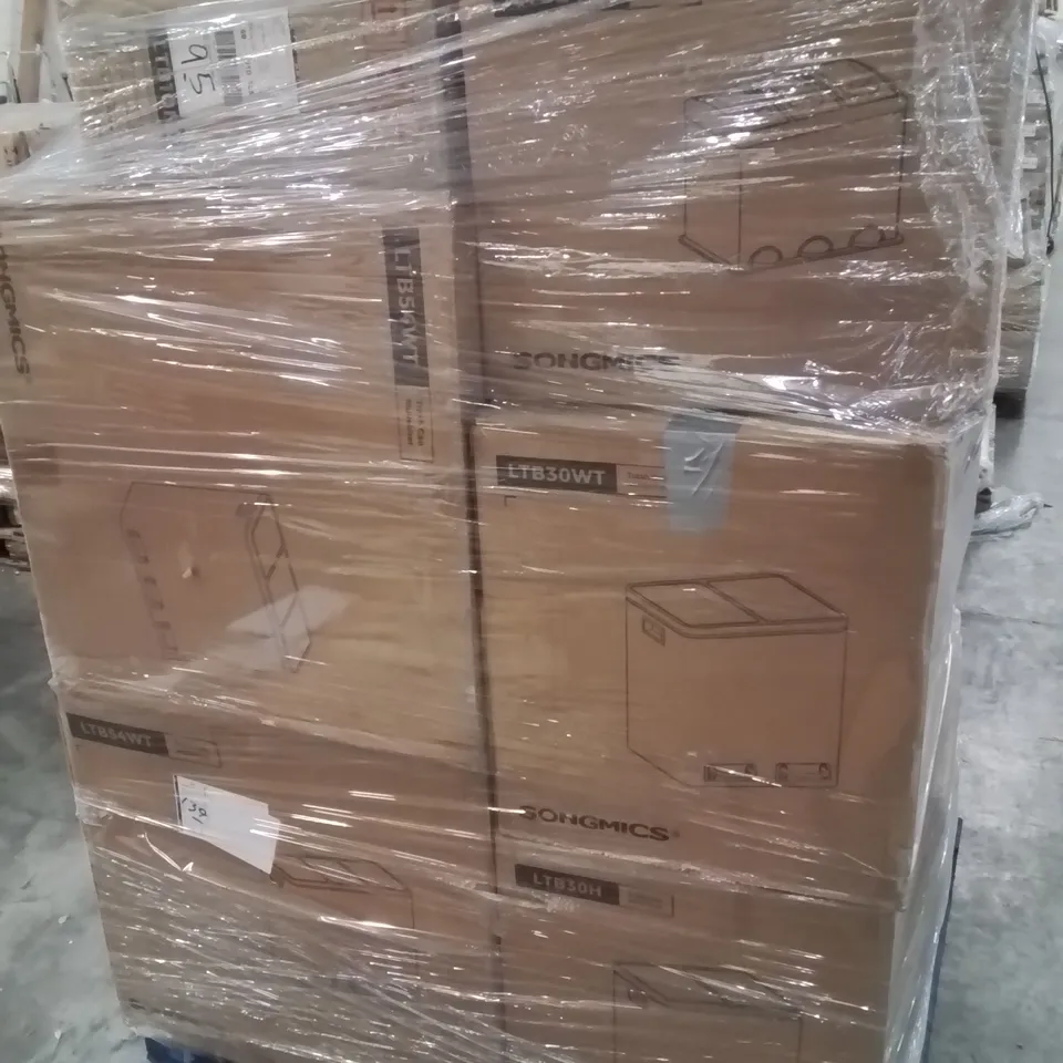 PALLET CONTAINING LARGE QUANTITY OF PEDAL BINS 