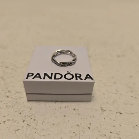 PANDORA RING β SILVER-TONE BOXED