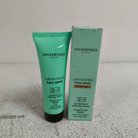 BOXED ONSHINDO OSAKA UMINOIRO FACE MASK 2IN1 OVERNIGHT CREAMY MASK (75ML)