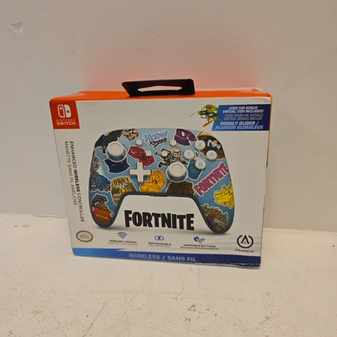 NINTENDO SWITCH WIRELESS CONTROLLER – FORTNITE DESIGN (BOXED)