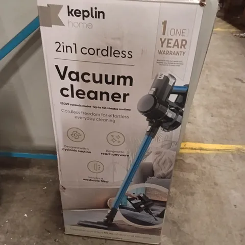 BOXED KEPLIN HOME 2 IN 1 CORDLESS VACUUM CLEANER