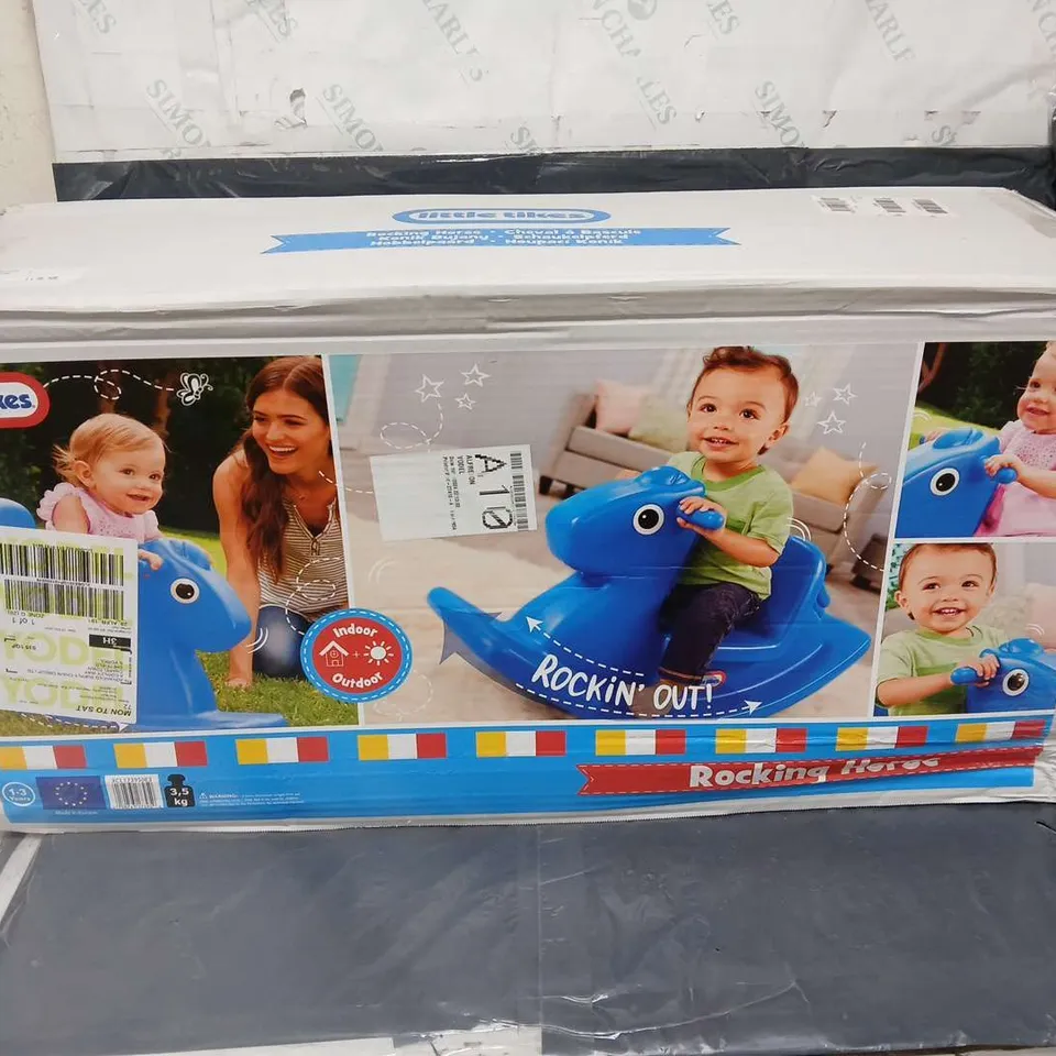 BOXED LITTLE TIKES ROCKING HORSE - BLUE RRP £33