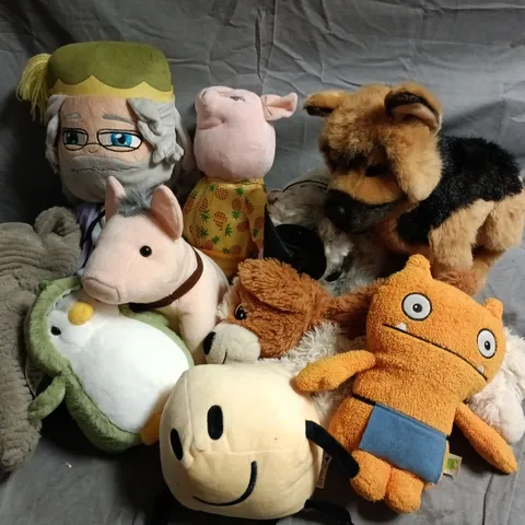 LOT OF 10 ASSORTED PLUSHIES