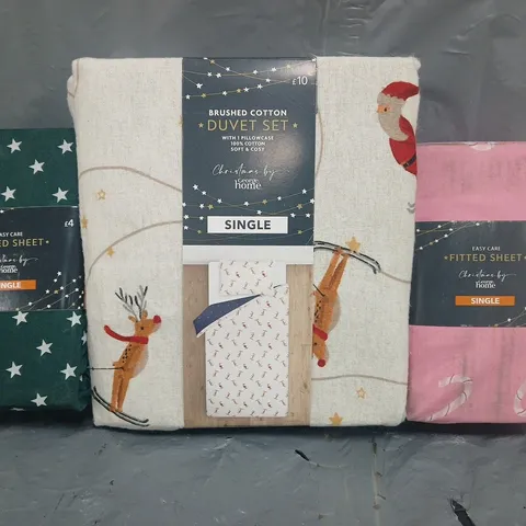 BOX OF APPROXIMATELY 10 ASSORTED BEDDING ITEMS IN VARIOUS COLOURS, STYLES, AND SIZES, ETC - COLLECTION ONLY