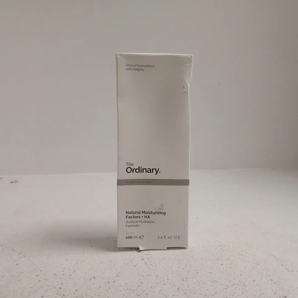 THE ORDINARY NATURAL MOISTURIZING FACTORS + HA, 100 ML