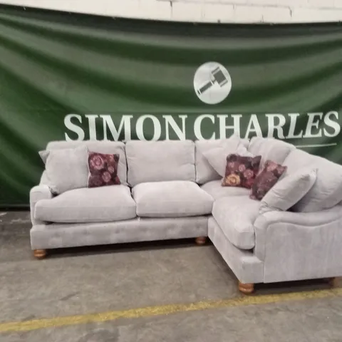 MILLIE FABRIC DOUBLE ARM CORNER GROUP SOFA