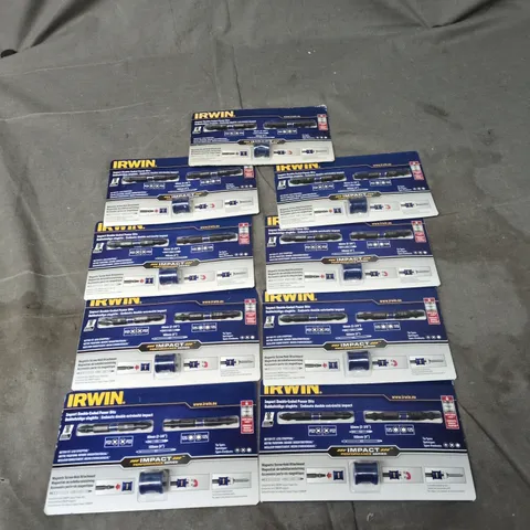 9X IRWIN IMPACT DOUBLE ENDED POWER BITS
