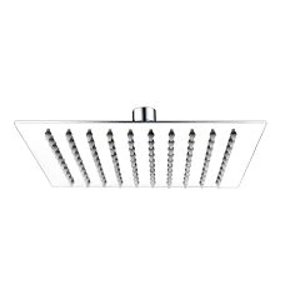 BOXED ULTRA SLIM SQUARE SHOWER HEAD 250mm