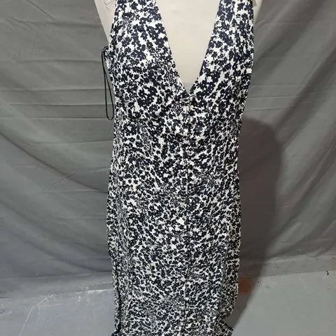 NOBODY'S CHILD CLIO MIDI DRESS IN MULTI DITSY FLORAL SIZE 12