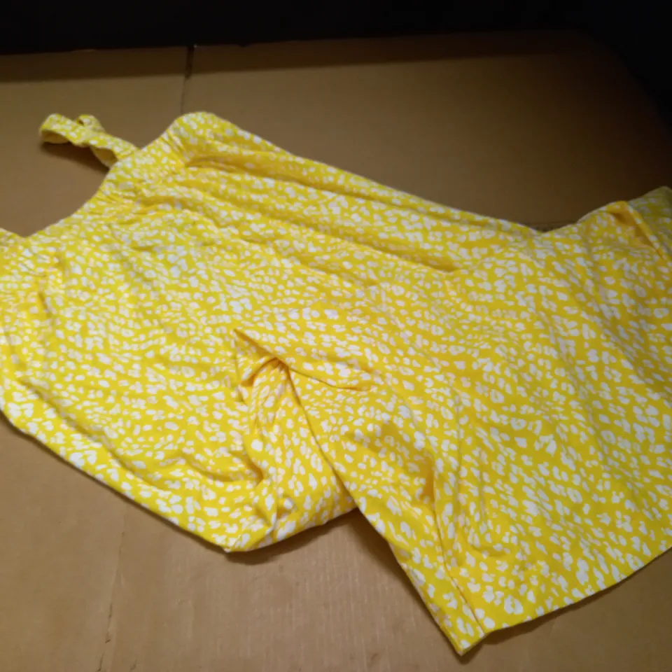 HUSH MIMI JERSEY DRESS IN YELOW - 10