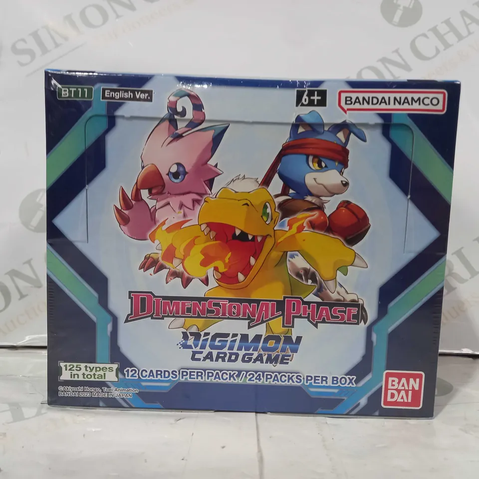 BANDAI NAMCO DIGIMON CARD GAME - DIMENSIONAL PHASE BT11 BOOSTER BOX