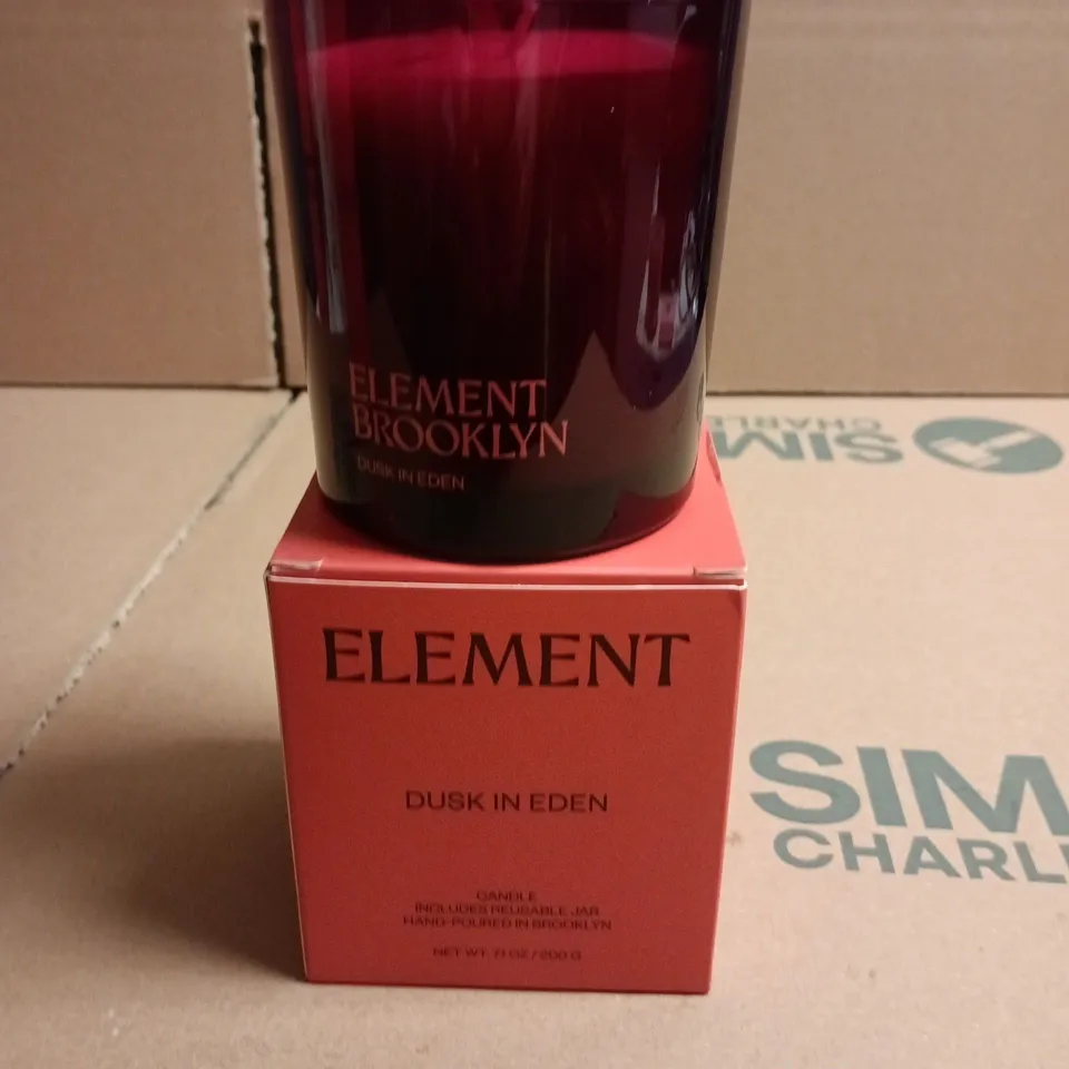 ELEMENT BROOKLYN DUSK IN EDEN CANDLE – GLASS JAR