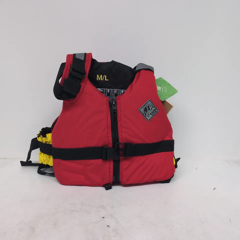 PALM EQUIPMENT CENTRE ZIP PFD LIFE JACKET - RED, M/L