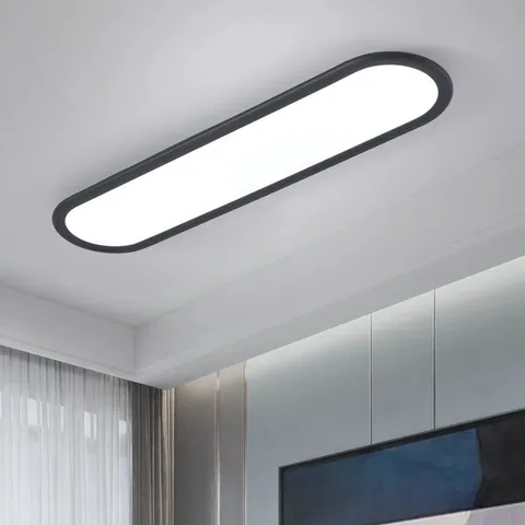 BOXED GRACIOUS 1 - LIGHT 70CM SIMPLE RECTANGLE ACRYLIC LED FLUSH MOUNT 