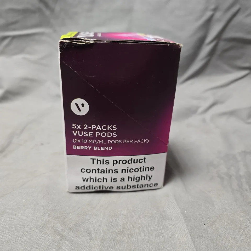 VUSE BERRY BLEND VAPE PODS – 2-PACK BOX (10 MG/ML NICOTINE)