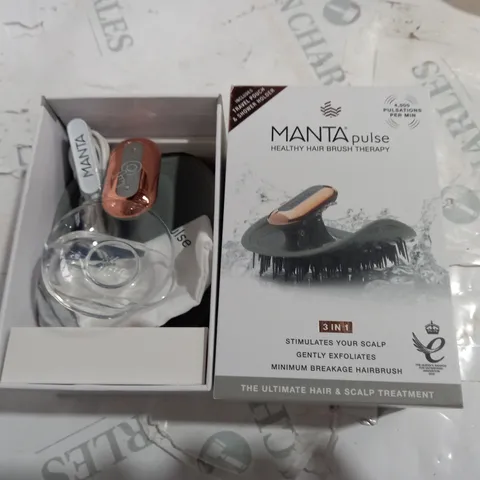 BOXED MANTA PULSE FLEXIBLE HAIRBRUSH