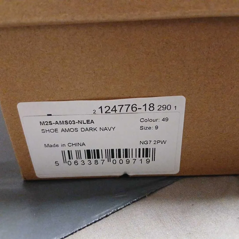 PAUL SMITH AMOS DARK NAVY SNEAKERS – UK 9