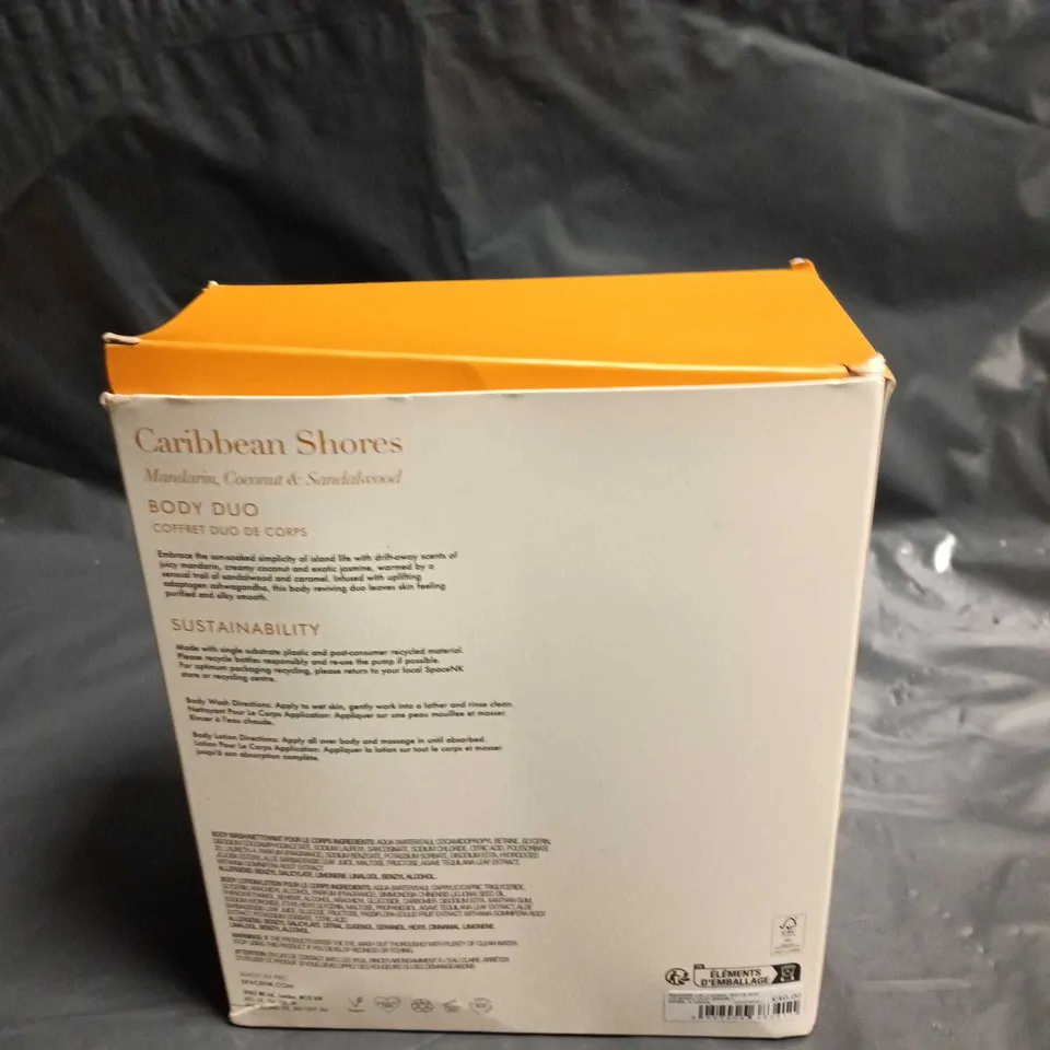 SPACE NK CARIBBEAN SHORES BODY DUO GIFT SET - BODY WASH & BODY LOTION