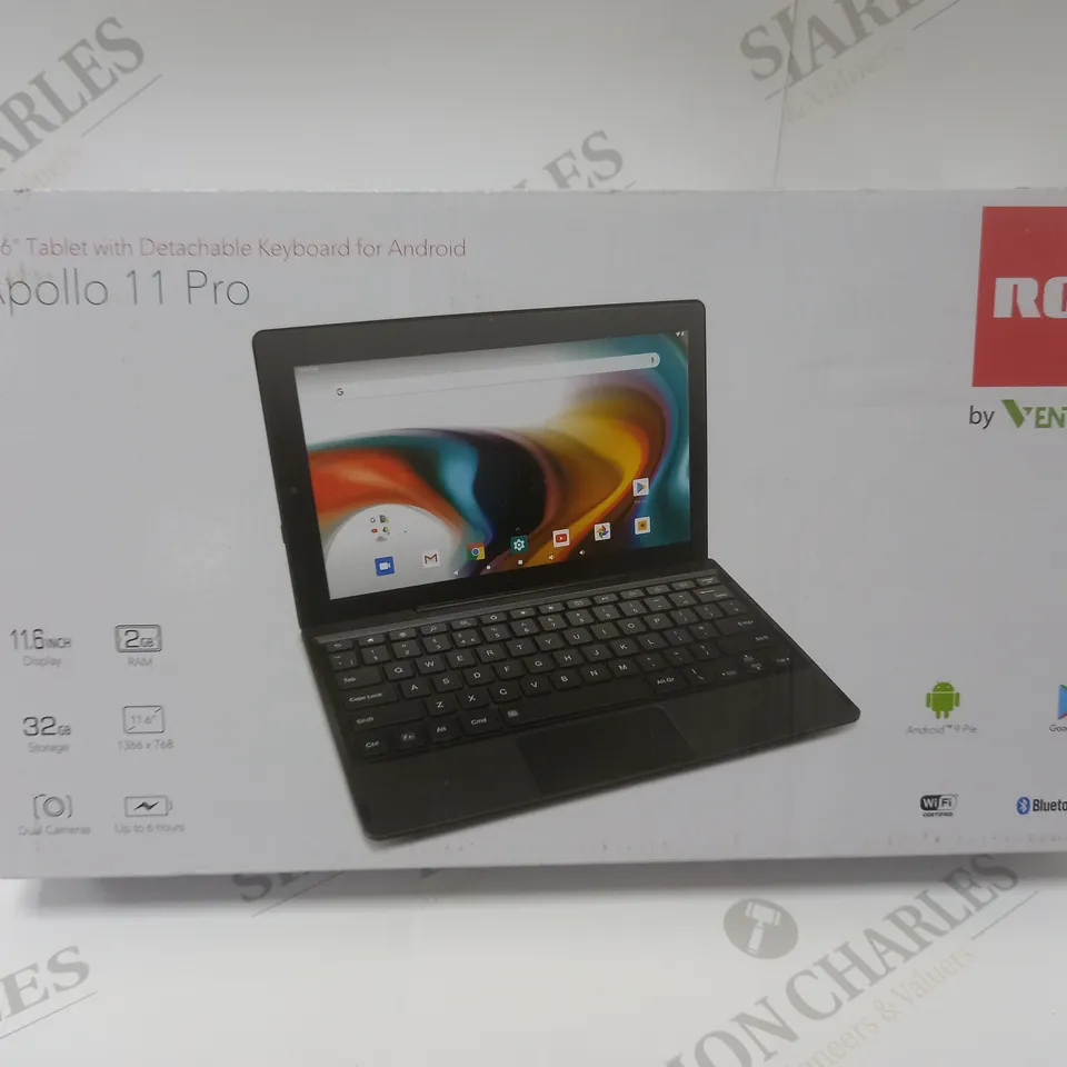 BRAND NEW BOXED VENTURER APOLLO 11 PRO 11.6” TABLET - 32 GB, BLACK