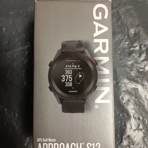 GARMIN APPROACH S12 GPS GOLF WATCH – BOXED