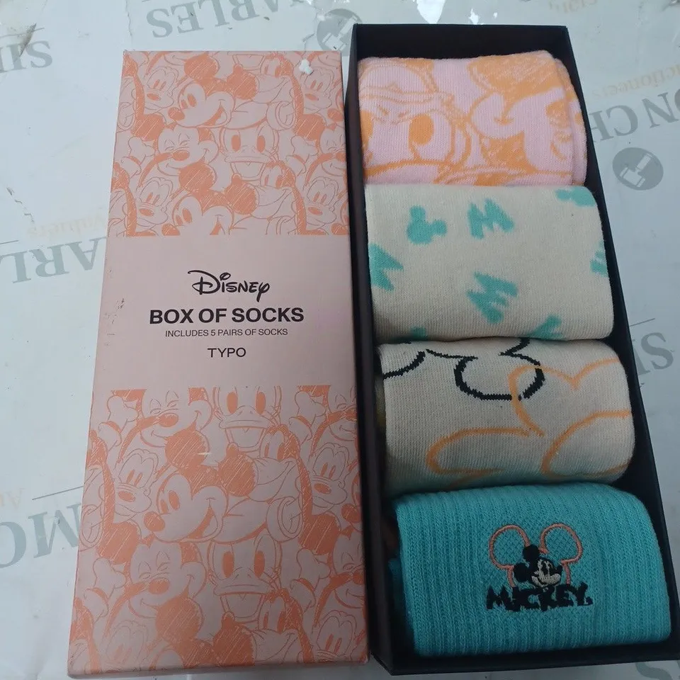 SET OF 4 MICKEY MOUSE MULTI PACK SOCKS