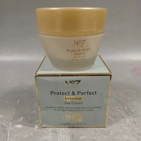 BOXED NO7 PROTECT & PERFECT INTENSE DAY CREAM 50ML