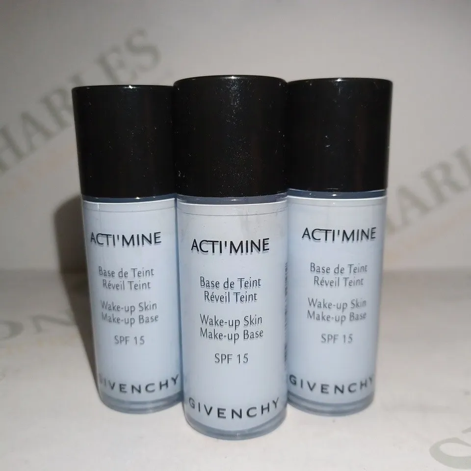 BOX OF APPROX 10 X 15ML GIVENCHY ACTI'MINE MAKE-UP BASE - 4 ACTI PLUM 