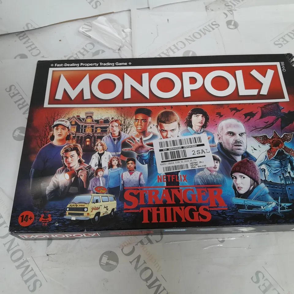 BOXED MONOPOLY STRANGER THINGS (SEASON 4) RRP £32.99