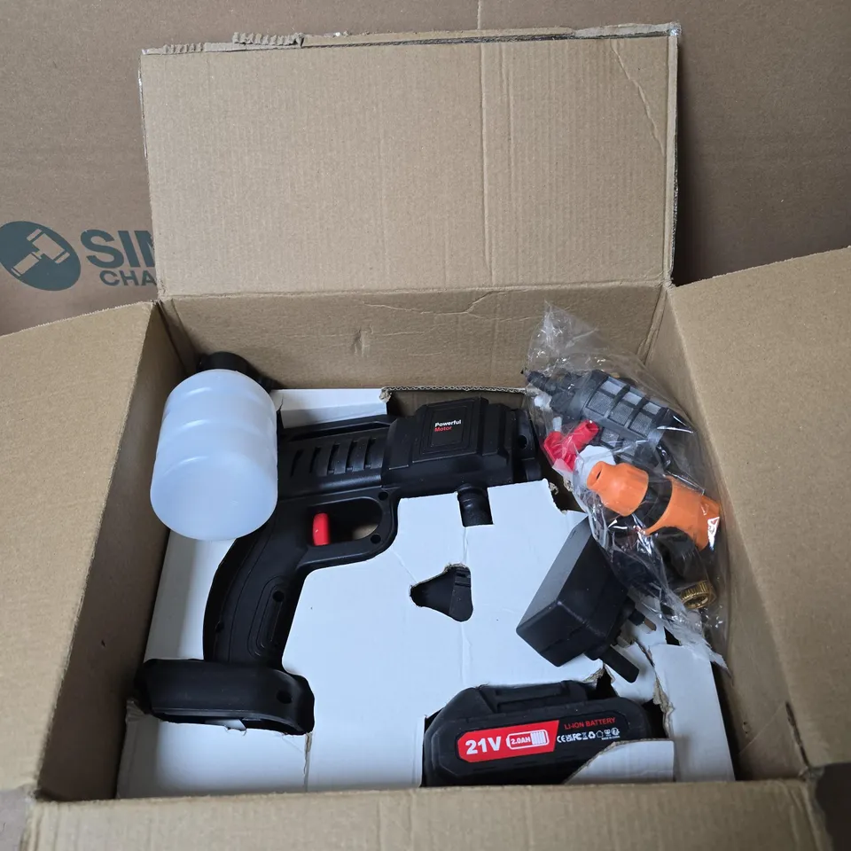  PORTABLE 21V CORDLESS PRESSURE WASHER KIT